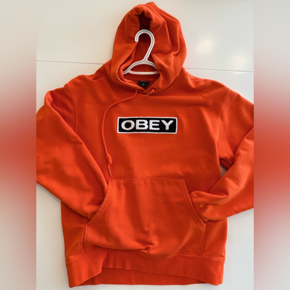 SUPER Cute classic OBEY hoodie- Size M